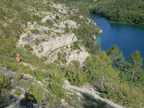 randonnée apero naturiste verdon