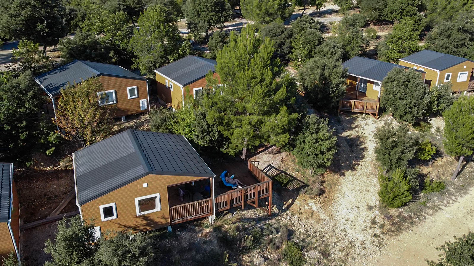 chalets vue vallee vue du ciel